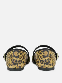 Clearance Primark Ballerines Babies Léopard Multicolore