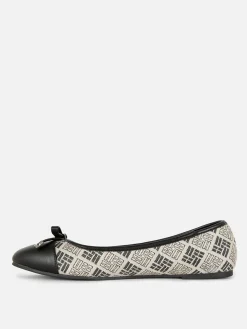 Best Primark Ballerines Monogramme Noir