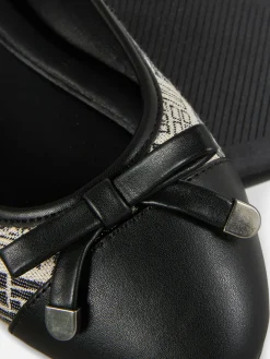 Best Primark Ballerines Monogramme Noir