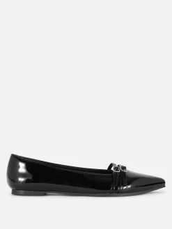 Online Primark Ballerines Vernies à Bout Pointu Noir