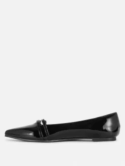 Online Primark Ballerines Vernies à Bout Pointu Noir