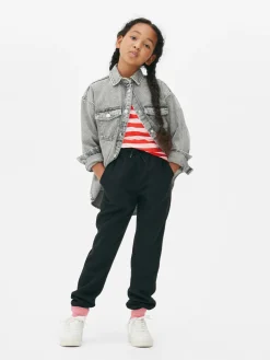 Outlet Primark Bas De Jogging à Revers Et Cordon De Serrage Ado Noir