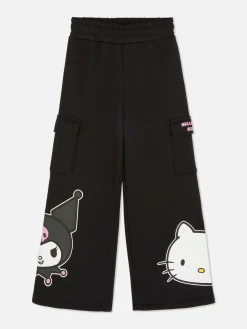 Outlet Primark Bas De Jogging Cargo Hello Kitty Et Ses Amis Noir