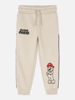 Best Primark Bas De Jogging Passepoilé Super Mario Grège