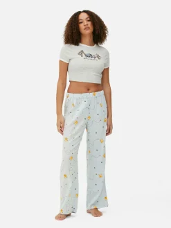 Hot Primark Bas De Pyjama Large Disney Winnie L'ourson Bleu clair