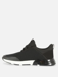 Online Primark Baskets à Lacets Avec Talons à Bulle Noir