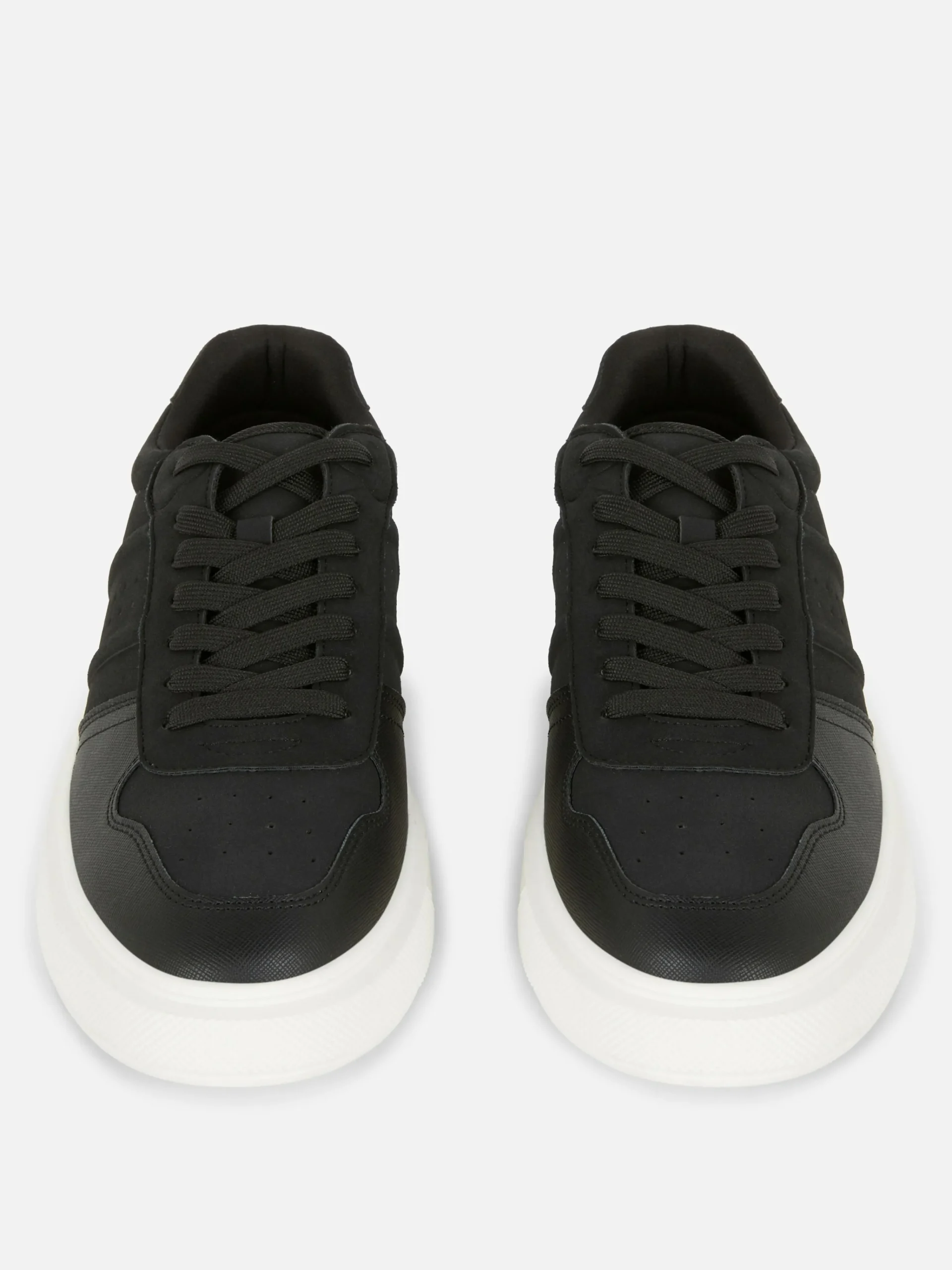 Primark Baskets Basses à Lacets Kem Noir