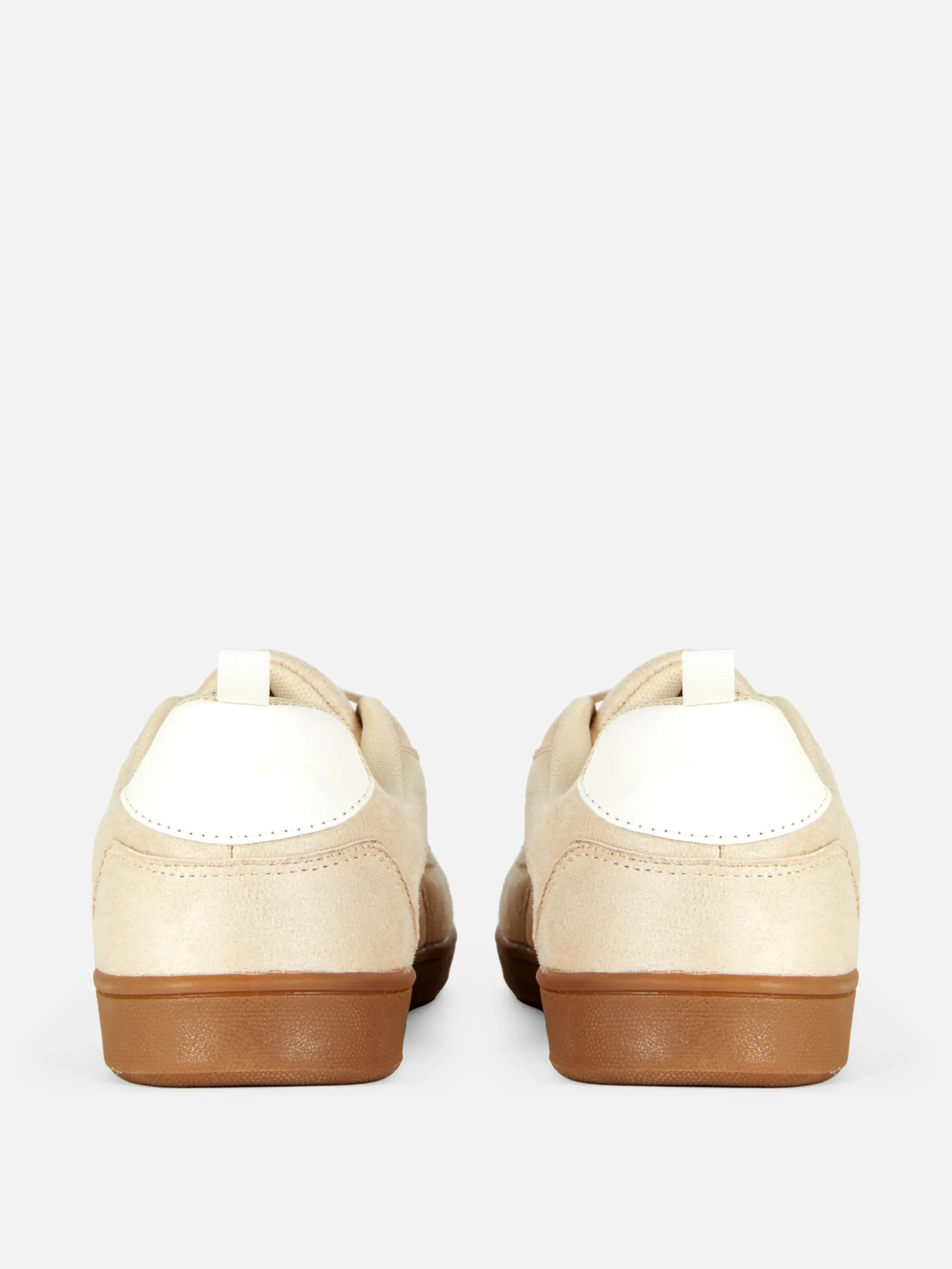Discount Primark Baskets Basses à Semelle En Gomme Beige