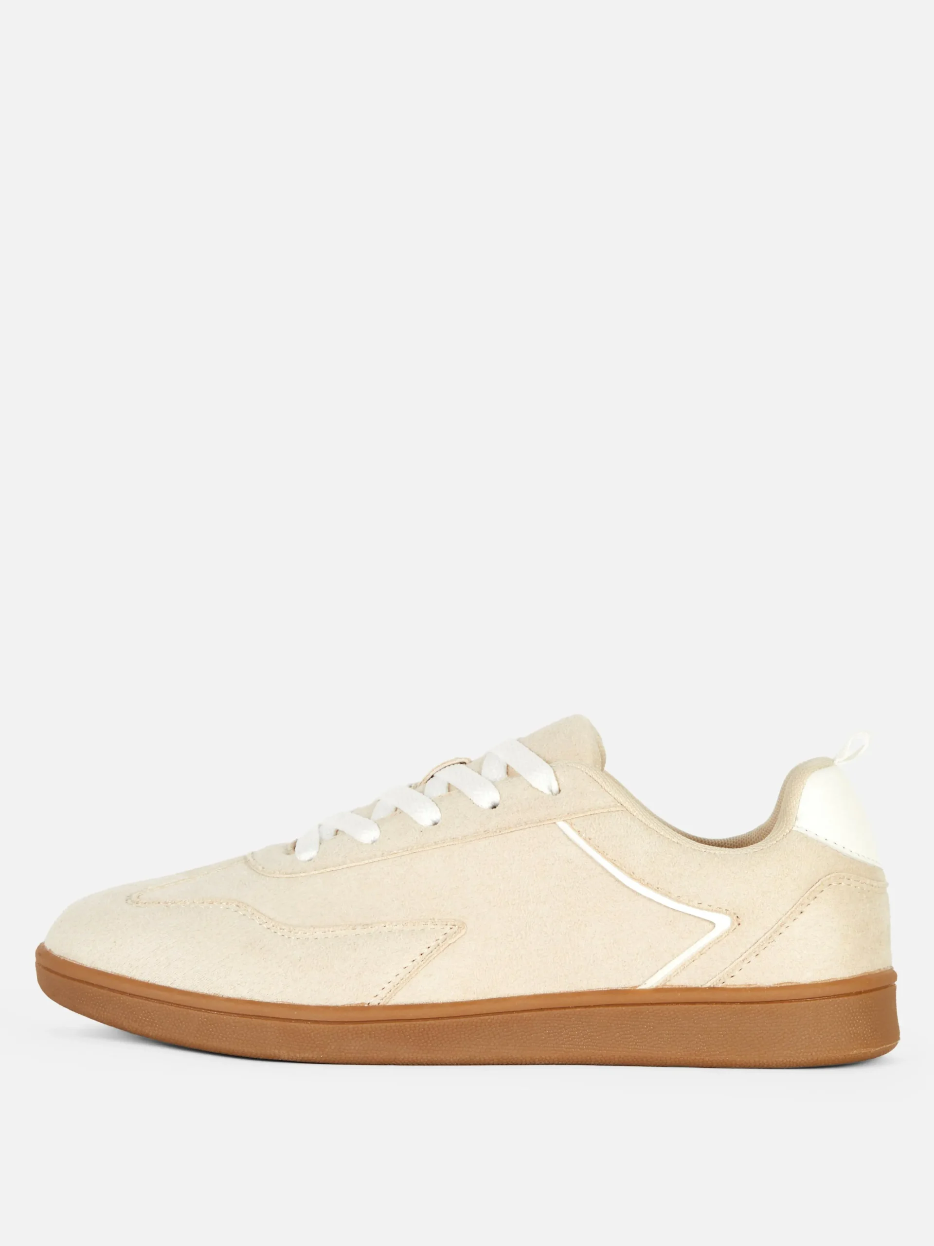 Discount Primark Baskets Basses à Semelle En Gomme Beige