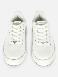 Clearance Primark Baskets Basses Disney Mickey Mouse Blanc