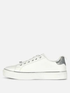 Clearance Primark Baskets Basses Disney Mickey Mouse Blanc