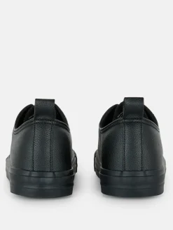 Online Primark Baskets Basses En Simili Cuir Noir