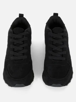 Hot Primark Baskets Classiques à Lacets Noir