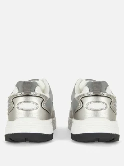 Online Primark Baskets De Sport à Empiècements En Maille Gris