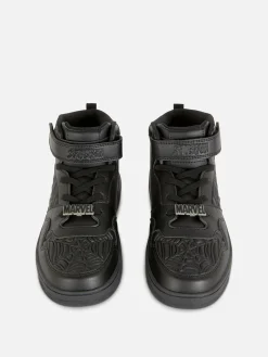 Hot Primark Baskets Hautes à Motif En Relief Marvel Spider-Man Noir