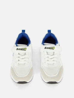 New Primark Baskets Lumineuses Sonic Le Hérisson Blanc