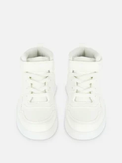 Clearance Primark Baskets Montantes à Semelle épaisse Blanc