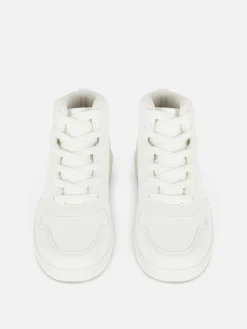 Discount Primark Baskets Montantes à Semelle épaisse Blanc