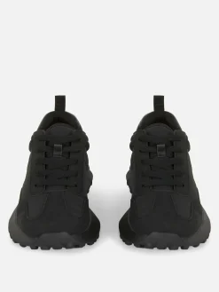 Online Primark Baskets épaisses Color Block Noir