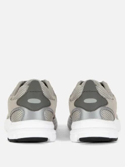 Primark Baskets Sport à Empiècement En Maille Gris