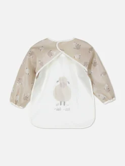 Primark Bavoir Tablier à Motif Mouton Ivoire