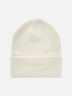 Clearance Primark Bonnet à Large Revers Écru