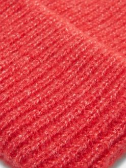 Discount Primark Bonnet En Grosse Maille à Revers Rouge