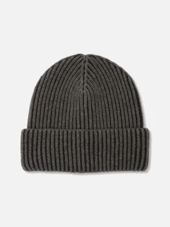 Online Primark Bonnet En Tricot Côtelé Kem Anthracite