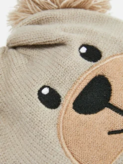 Hot Primark Bonnet Ours à Pompon Fauve