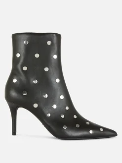 Hot Primark Bottes à Bout Pointu Et Talon Aiguille Noir