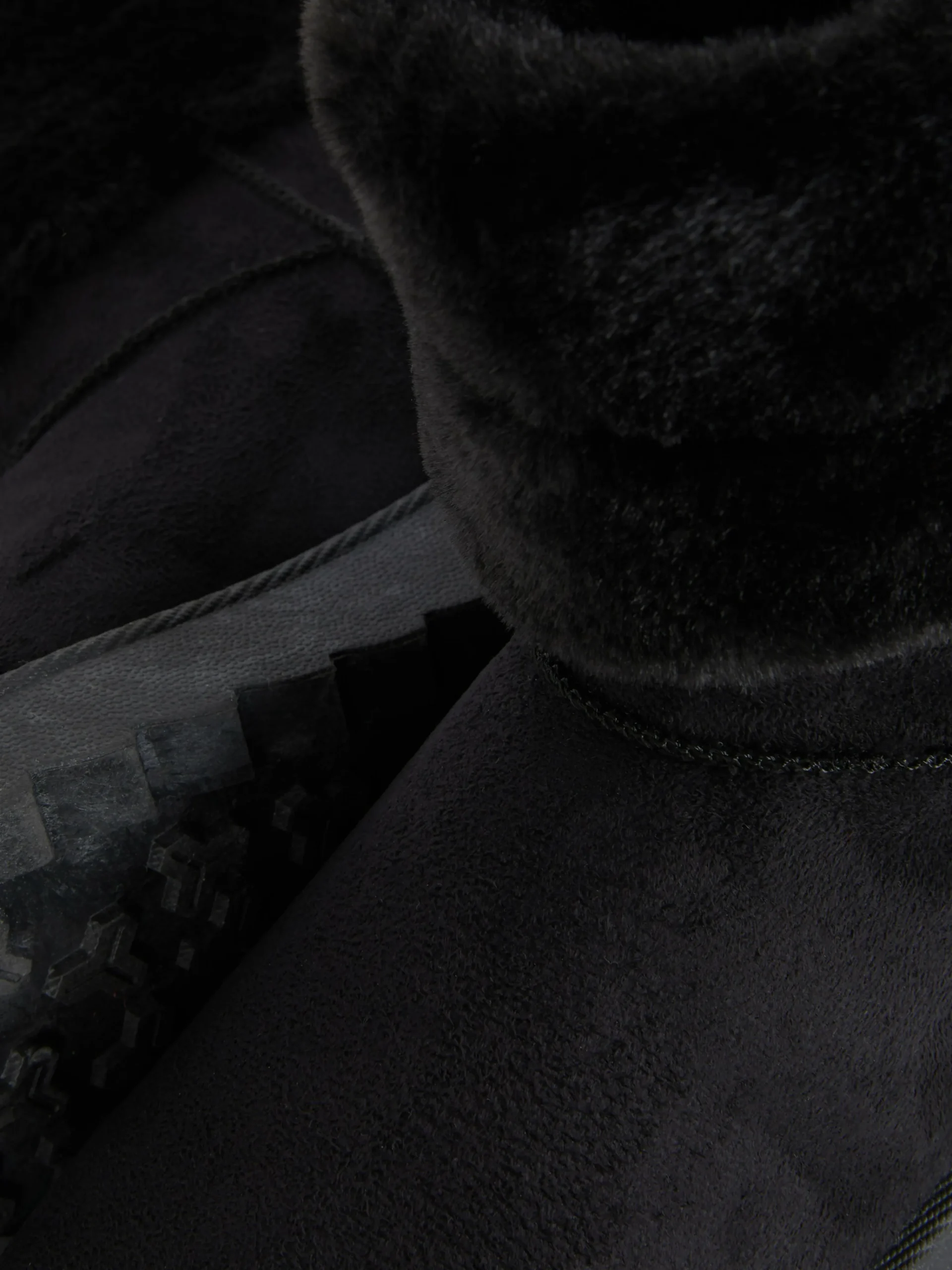 Outlet Primark Bottes Doublées En Fausse Fourrure Noir