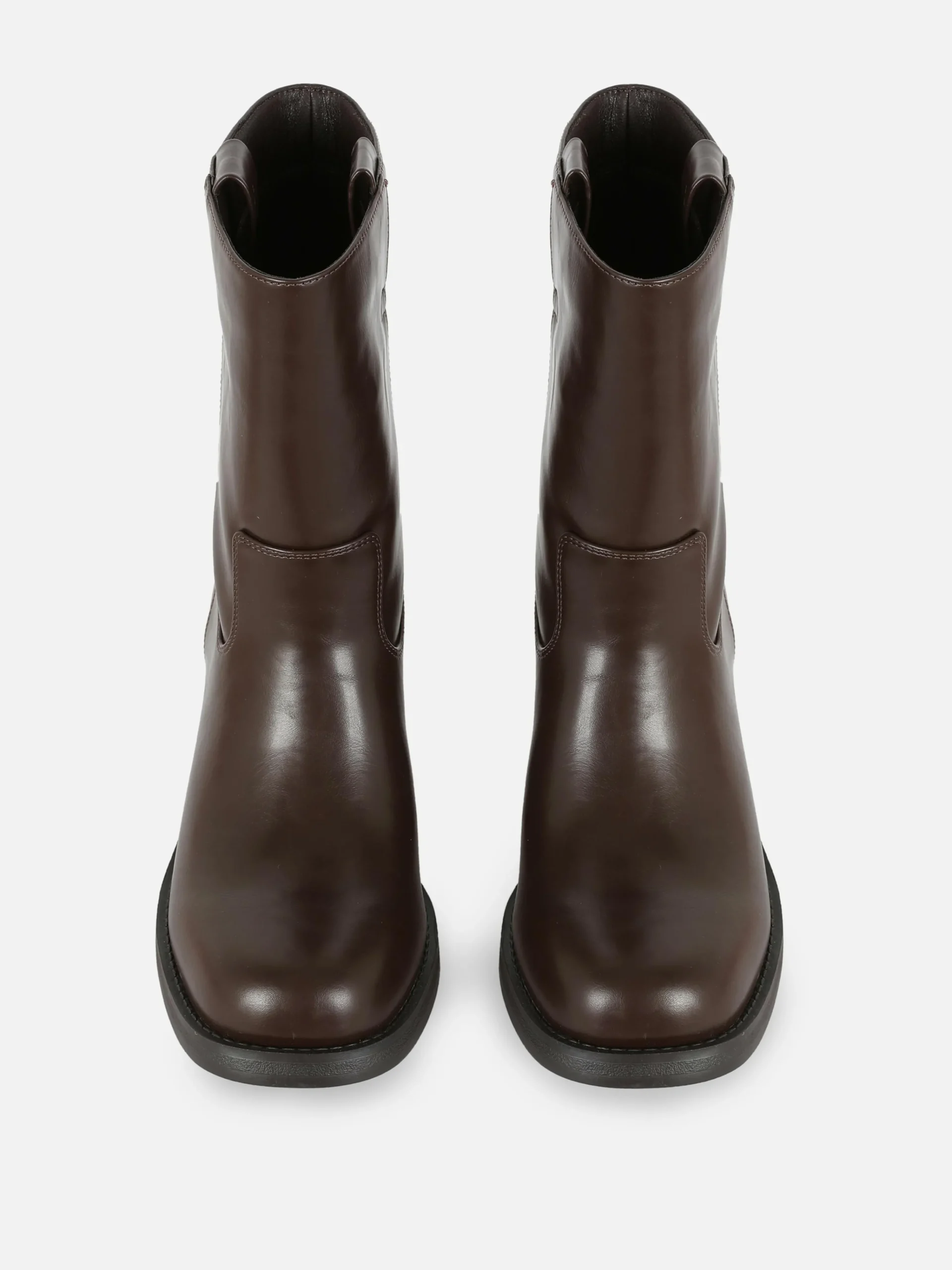 Primark Bottines à Enfiler Avec Talon épais Rita Ora Chocolat