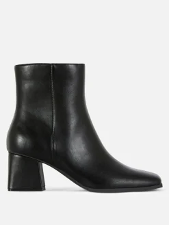 Online Primark Bottines à Talon Bloc Noir