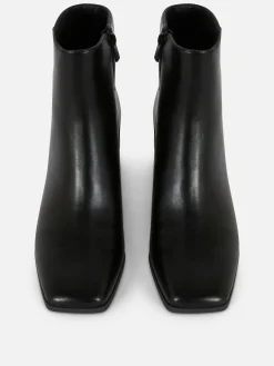 Online Primark Bottines à Talon Bloc Noir