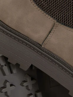 Sale Primark Bottines Chelsea à Semelle épaisse Marron