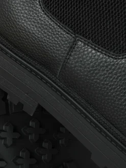 Primark Bottines Chelsea En Simili Cuir Noir