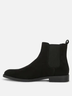 Online Primark Bottines Chelsea En Suédine Noir