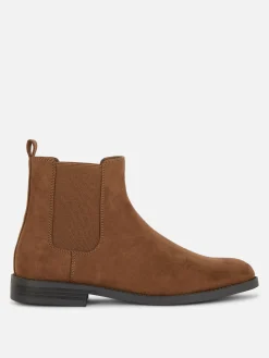 Best Primark Bottines Chelsea En Suédine Taupe