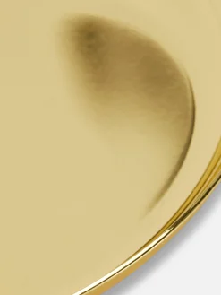 Sale Primark Bougeoir En Forme D'assiette Doré