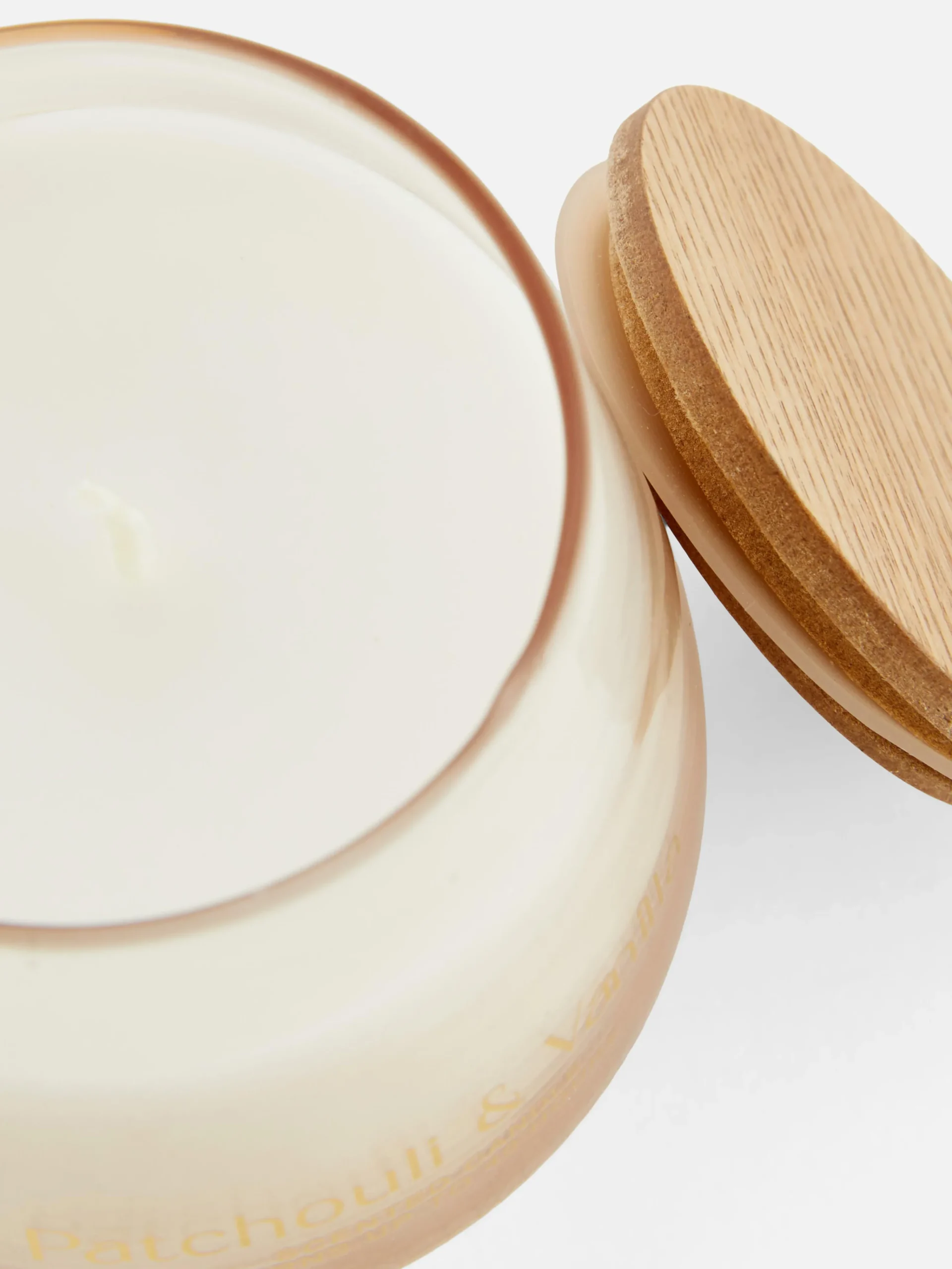 Online Primark Bougie Parfumée Dans Un Pot En Verre Incurvé Taupe