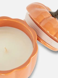 Hot Primark Bougie Parfumée Dans Un Récipient Citrouille Orange