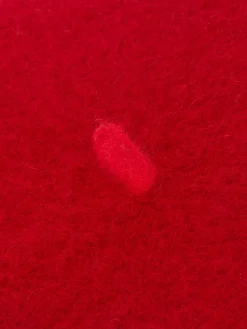 New Primark Béret En Laine Rouge