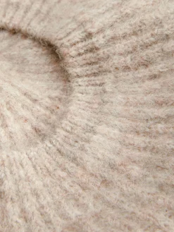 Discount Primark Béret En Maille Côtelée Écru