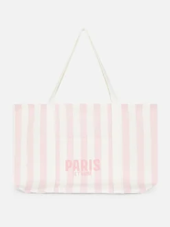 Sale Primark Cabas Ville En Toile Extra Large Rose