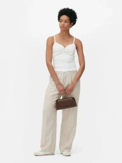 Discount Primark Caraco à Encolure Boutonnée Ivoire