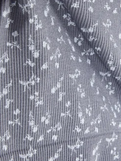 New Primark Caraco De Pyjama Court Bleu indigo