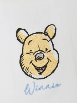 Hot Primark Caraco De Pyjama Côtelé Disney Winnie L'ourson Blanc