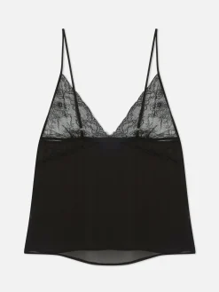 Best Primark Caraco De Pyjama En Dentelle Et Maille Noir