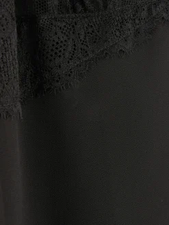 Best Primark Caraco De Pyjama En Dentelle Et Maille Noir