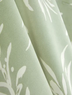 Hot Primark Caraco De Pyjama En Satin à Motif Feuilles Vert clair